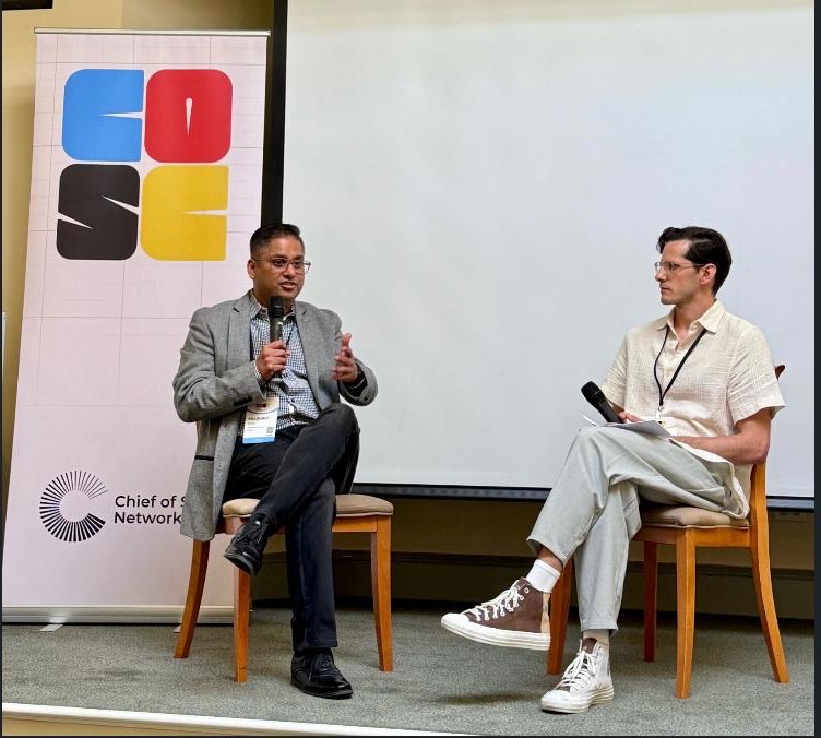 Prashant Shah in conversation at the Chief of Staff Network